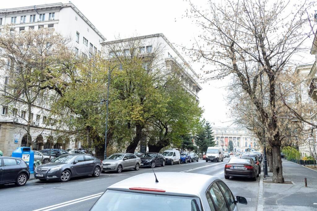 La Dame Bleue Apartment Bukares Bagian luar foto